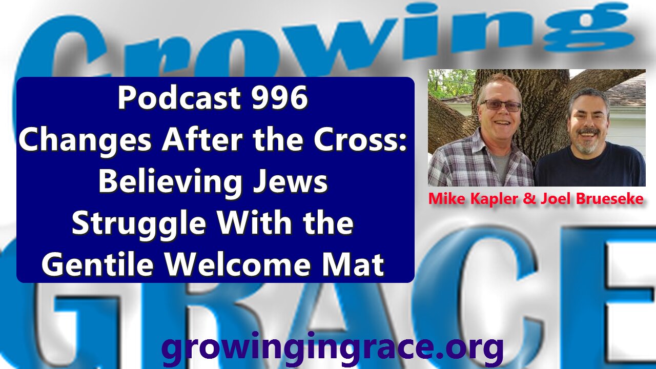 996. Changes After the Cross: Believing Jews Struggle With the Gentile Welcome Mat