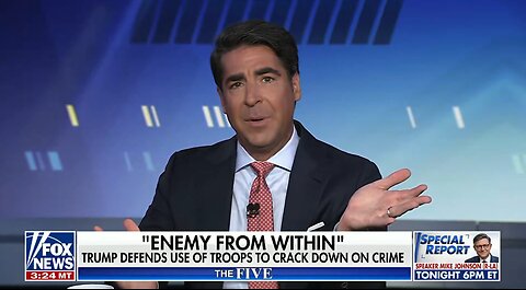 Jesse Watters SAYS Trump Should Go “HARDER” On Crime 