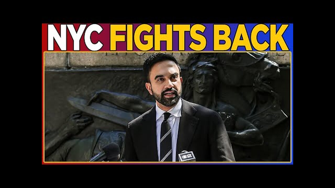 Zohran Mamdani CHASED OUT of NYC Rally