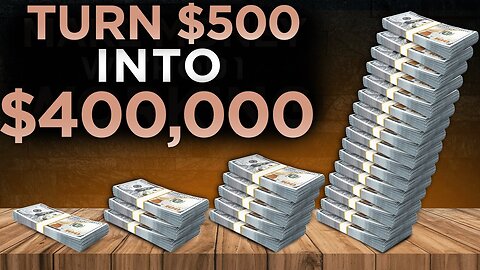 "How To Turn $500 Into $400,000 With COMPOUND INTEREST"