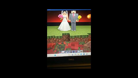 A beautiful Minecraft wedding