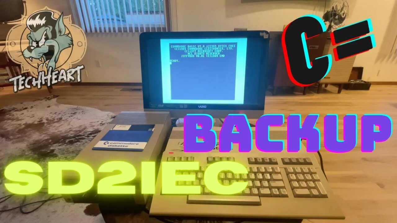 Commodore C=64/128 Disk Backup using SD2IEC!