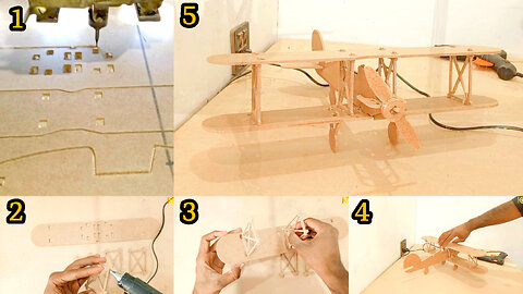 "Cardboard Ka Magic: DIY Old Biplane Banayein!"