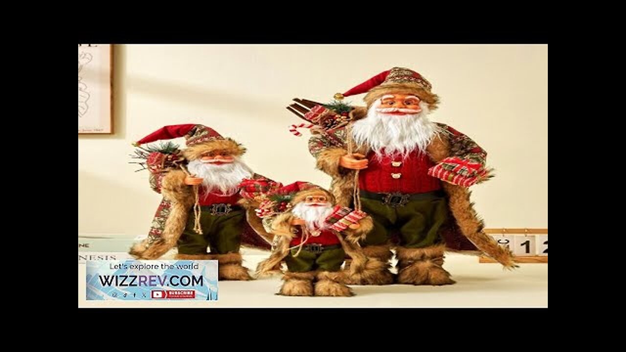 60cm Big Santa Claus Doll Christmas Doll New Year 2024 Gift Merry Review