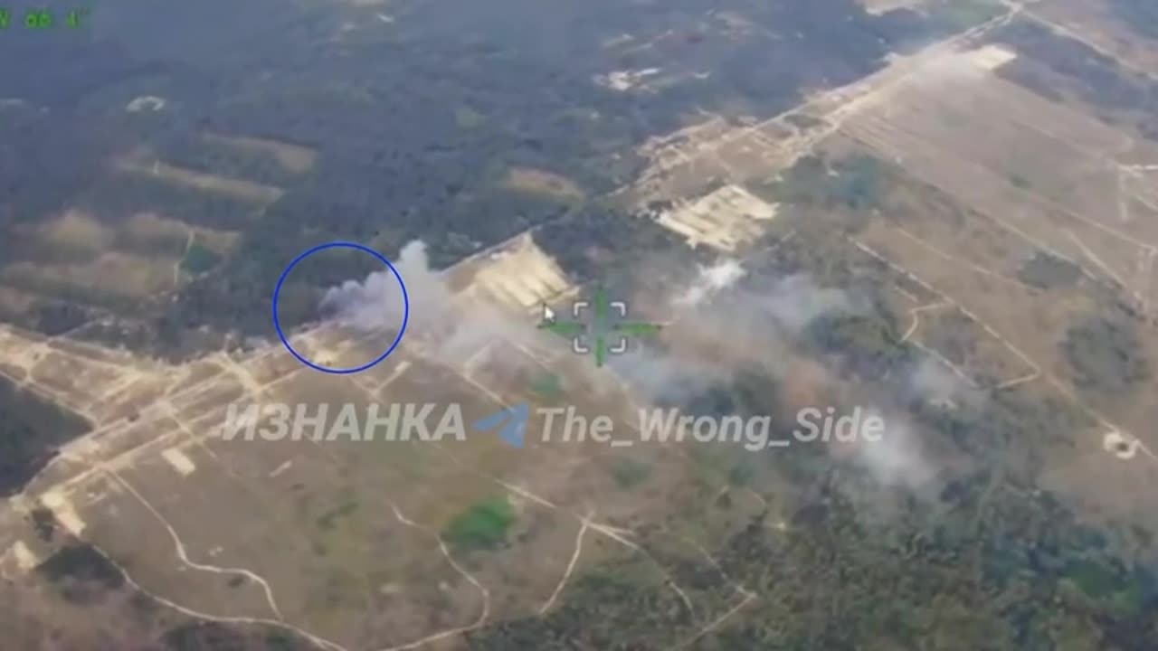 The moment of strike on the shelter of the training center in Honcharivske in the Chernihiv region: