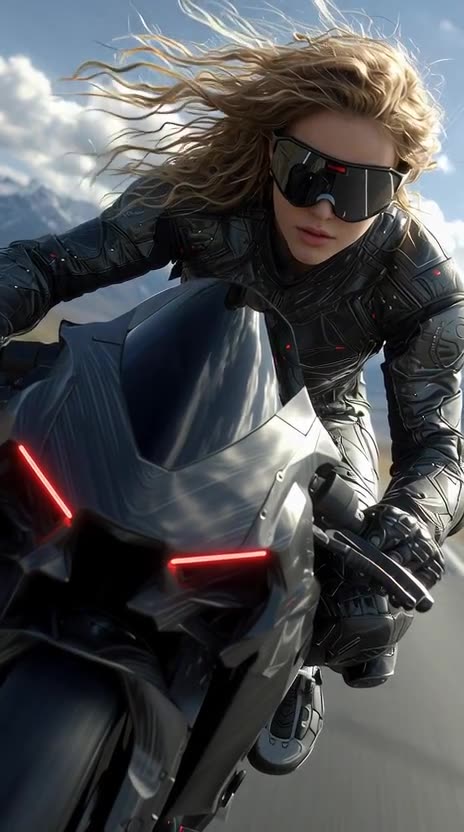 dynamic shot centered in the frame