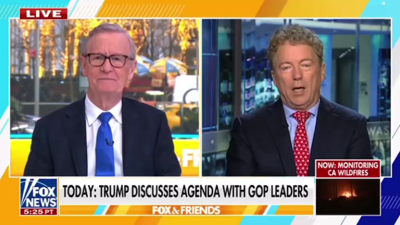 Today Trump discusses agenda with GOP leaders - Senator Rand Paul