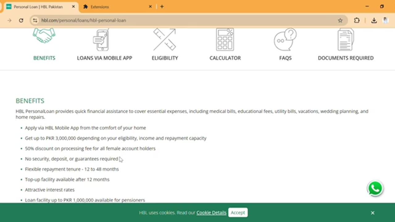 HBL give you 30lac loans
