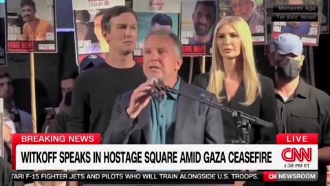 Steve Witkoff at Hostage Square in Tel Aviv: A moment we thought impossible.
			