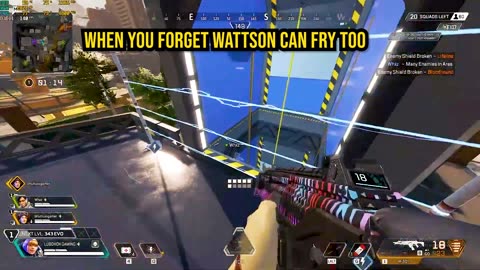 They Tried Pushing Wattson in Fragment… Big Mistake ⚡ | Apex Legends Gameplay