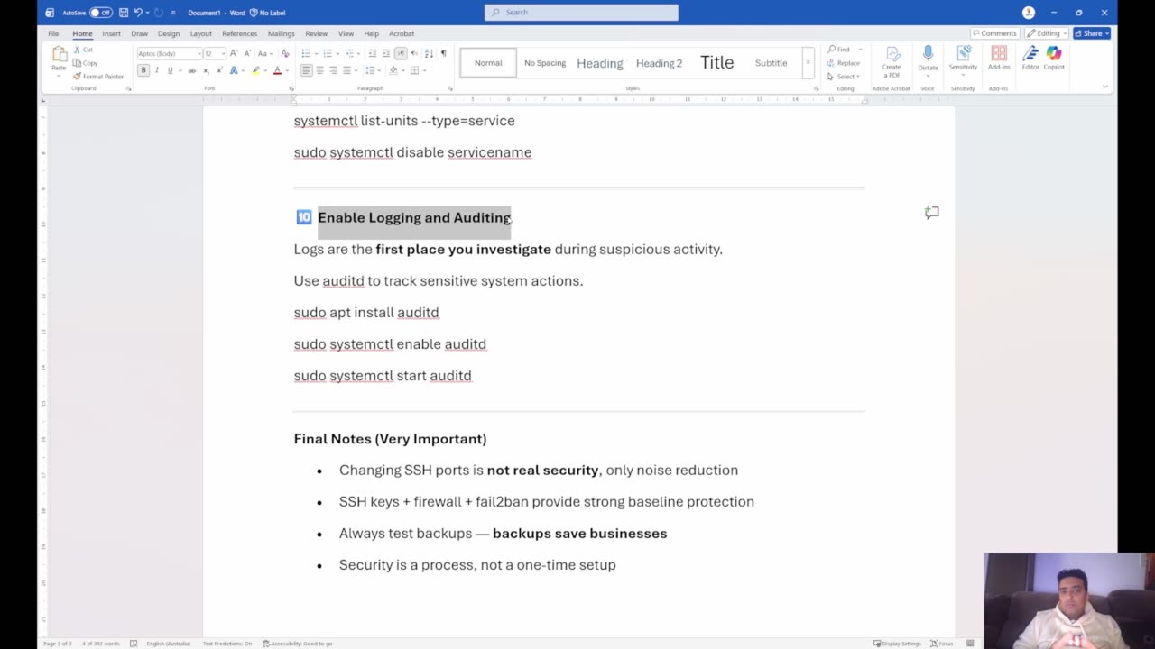 Secure your Linux Machine - Arabic - 16-12-2025
