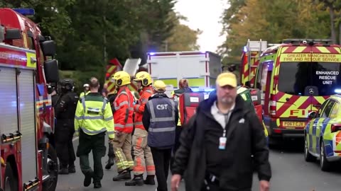 “LIVE: Car Rams & Knife Attack Outside Manchester Synagogue on Yom Kippur