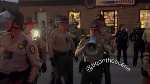 Unlawful assembly declared outside ICE detention center in Broadview, Illinois