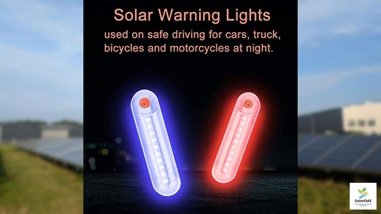 Aolyty Solar Warning Lights