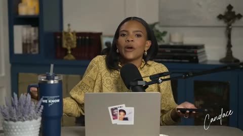 Candace Owens shows charlie kirk messages