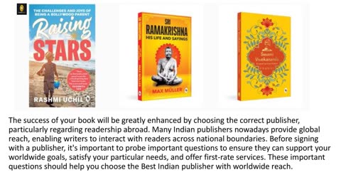 Important Questions to Ask Before Choosing a Top Indian Publisher with Worldwide Reach