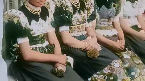 Rare Footage Shows Hungarian Village Life in 1926! Now colorized