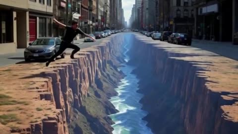 Mind-Blowing 3D Street Art Illusion You WON'T Believe!