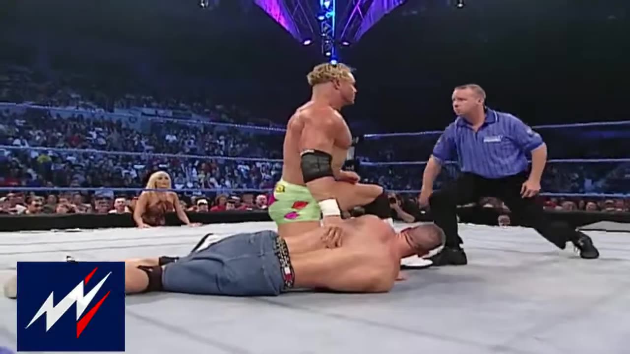 John Cena vs Billy Gunn PT 1 - 2003 SMACKDOWN HD
