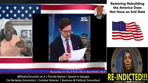 Leticia James Previously Not Guilty on a Technicality-Re-Indicted December 4, 2025