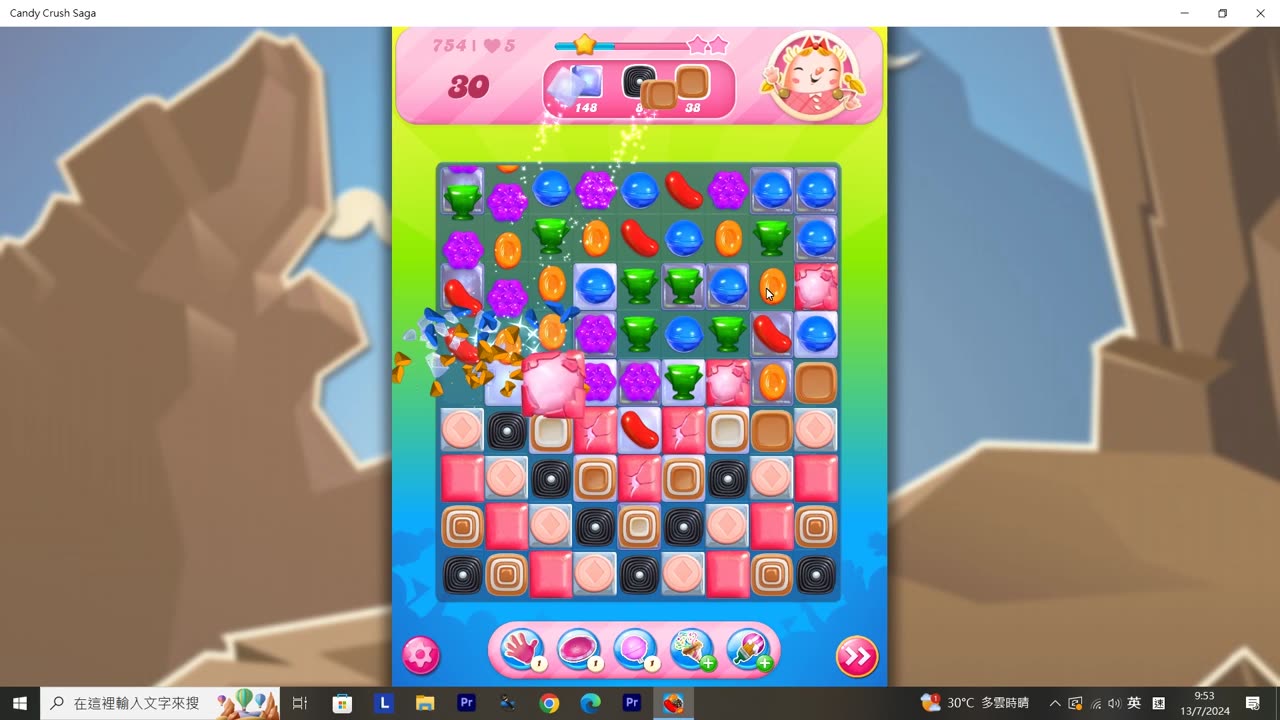 Candy Crush Saga Record (Level 754)