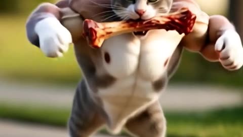 💪 The Strongest Cat! You Won’t Believe These Muscles 😱🐱 | Powerful Cat in Action