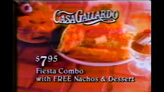 October 7, 1990 - Casa Gallardo Commercial