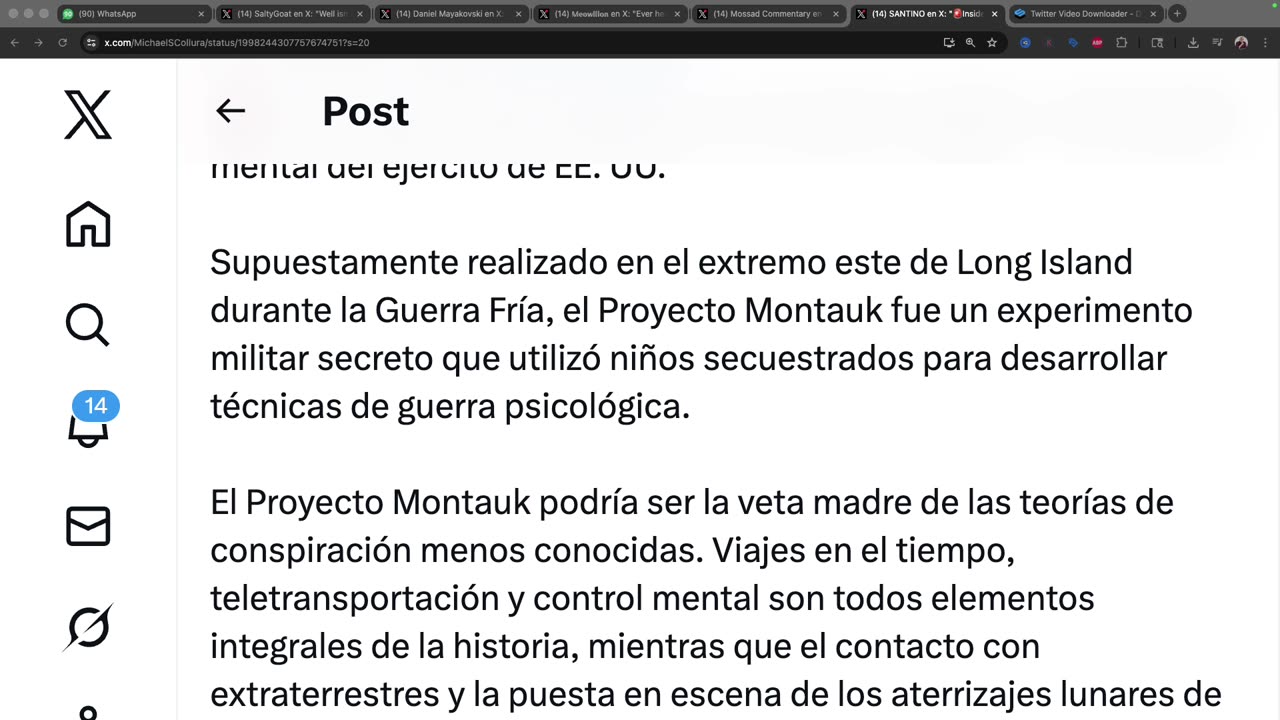 Control mental, un arma contra el pueblo.