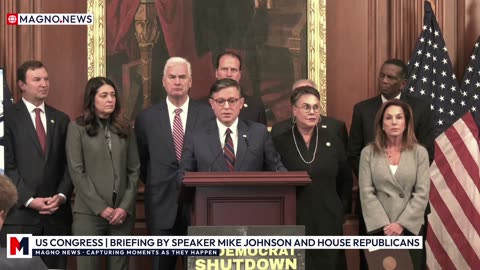 🇺🇸 Speaker Mike Johnson Holds Briefing on Day 28 of Democrat Shutdown of Government [LIVE]