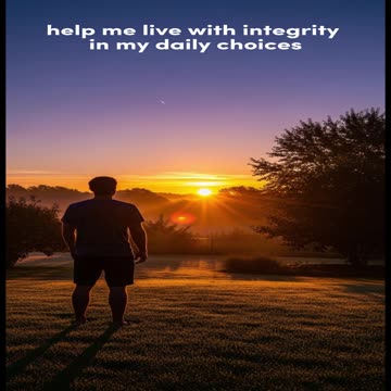 Prayer: Integrity & Comfort #prayer #integrity