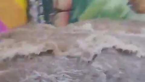 Heavy Rains Floods the Streets of Sao Paolo Brazil