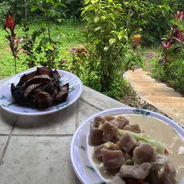 Rainy Day Lunch at the Farm 🌧️ Grilled Pork Belly & Kinilaw — Life in the Philippines 🇵🇭