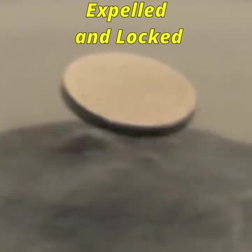 Magnet Floats in Midair—No Strings Attached #Superconductor #Physics