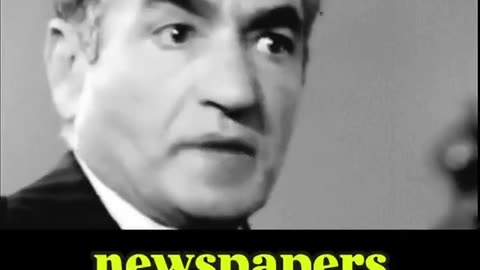 🔥🔥🔥 Flashback 1976: On ’60 Minutes’ Shah Of Iran Claims Jewish Lobby Controls U.S. Presidents