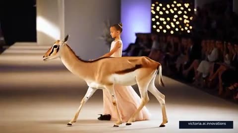 Girls and Wild Animals on the Runway | Owls, Peacocks, Parrots, and Predators on