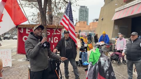 Street Church with Bo and Sophia Polny, Manuel and Shiva Johnson and Marzena and Artur Pawlowski!