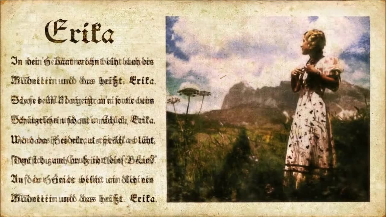 Music in History....Erika In German, A Marching song