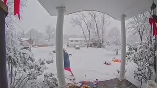 She Dumped It On The Porch!