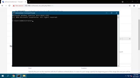 How to configure port forwarding on pfSense