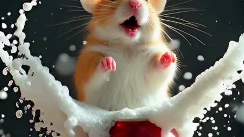 🐹 Adorable Tiny Hamster Moments 🐾 | Cute Hamster Playing & Eating | Animal Video