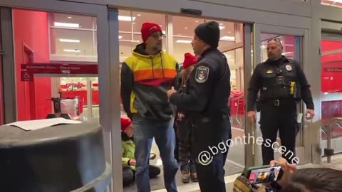 Local MN police are HAULING & DETAINING leftist anti-ICE agitators from Target