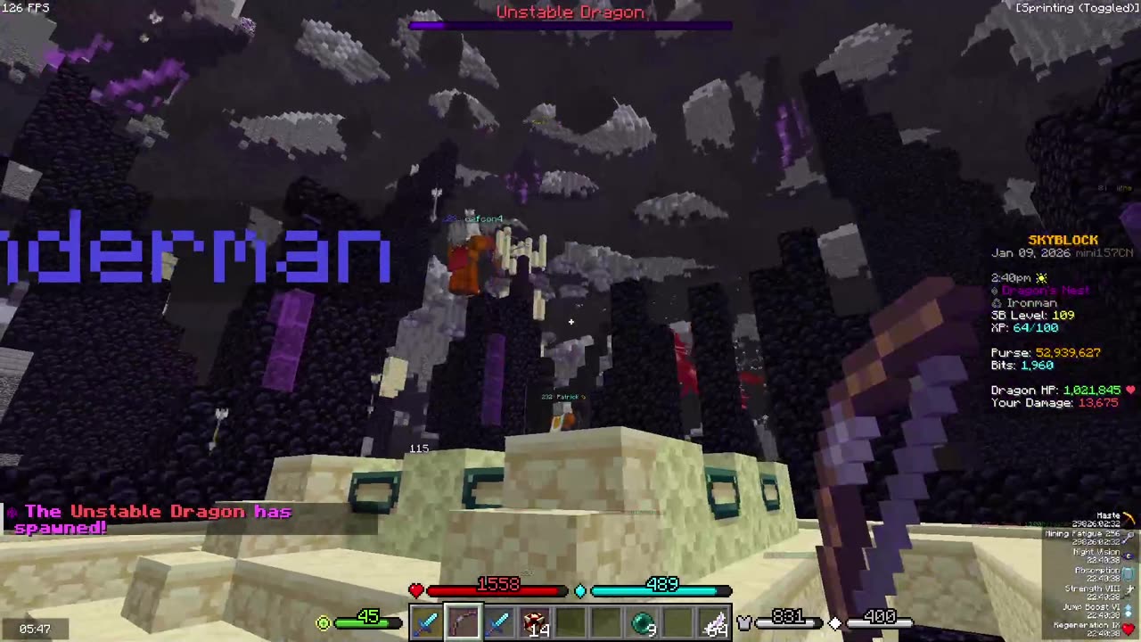 Grinding - Hypixel Skyblock Ironman - Daily Stream 12/365