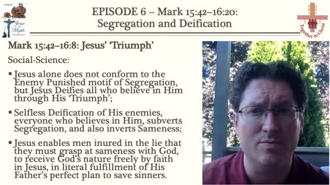 The Segregation of Jesus Only Serves to Fulfill His Deification of Disciples – Mark 15:42–16:8