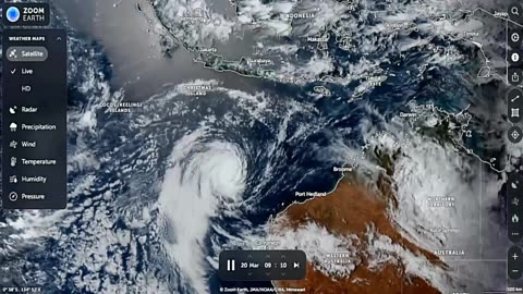 Miran Rubin - Tropical Cyclone Neville & Megan 2024 - Zoom Earth | Live Hurricane Tracker (Deo 2)