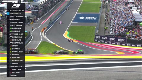 F2 - 2025.07.25. Belga Nagydíj, Spa-Francorchamps - Időmérő edzés (M4 Sport)