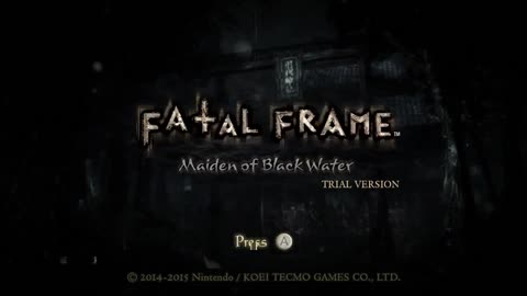 Halloween A-Thon II Day 24. Faltal Frame_ Maiden Of Black Water Trial Version part 1