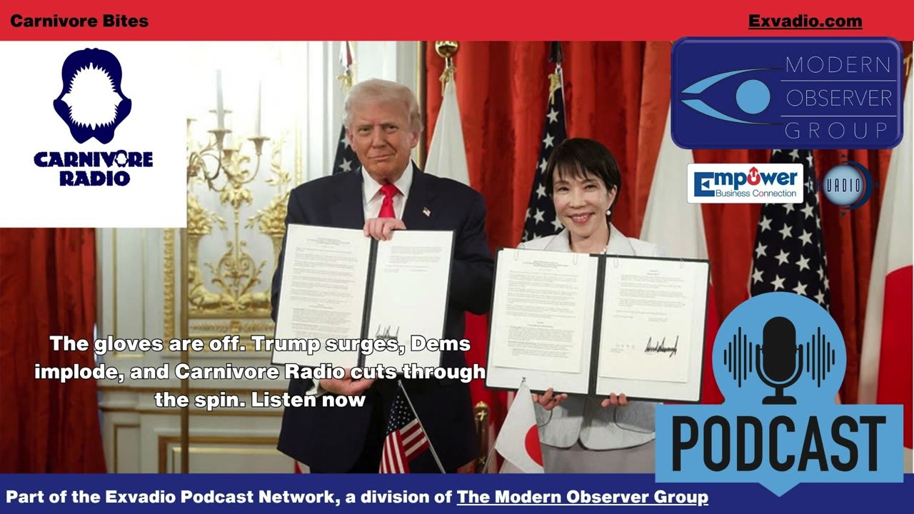 Carnivore Radio News - 10-29-25 Trump Vs Dems and more - Ep 352