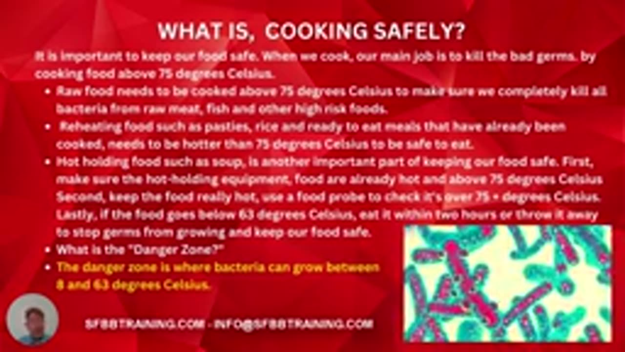 SFBB Pack Training _ Cooking Safely Using Food Safe Temperatures