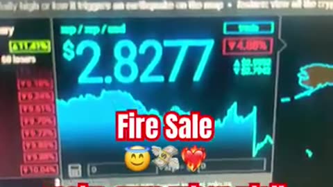 xrp fire sale! smart money buy the crypto markets dips! #fyp