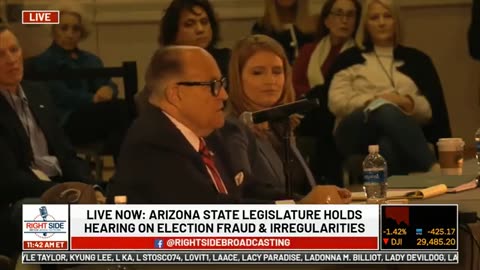 ICYMI: Rudy Giuliani: 2020 “The vote as it presently exists is FALSE. It's FRAUDULENT."